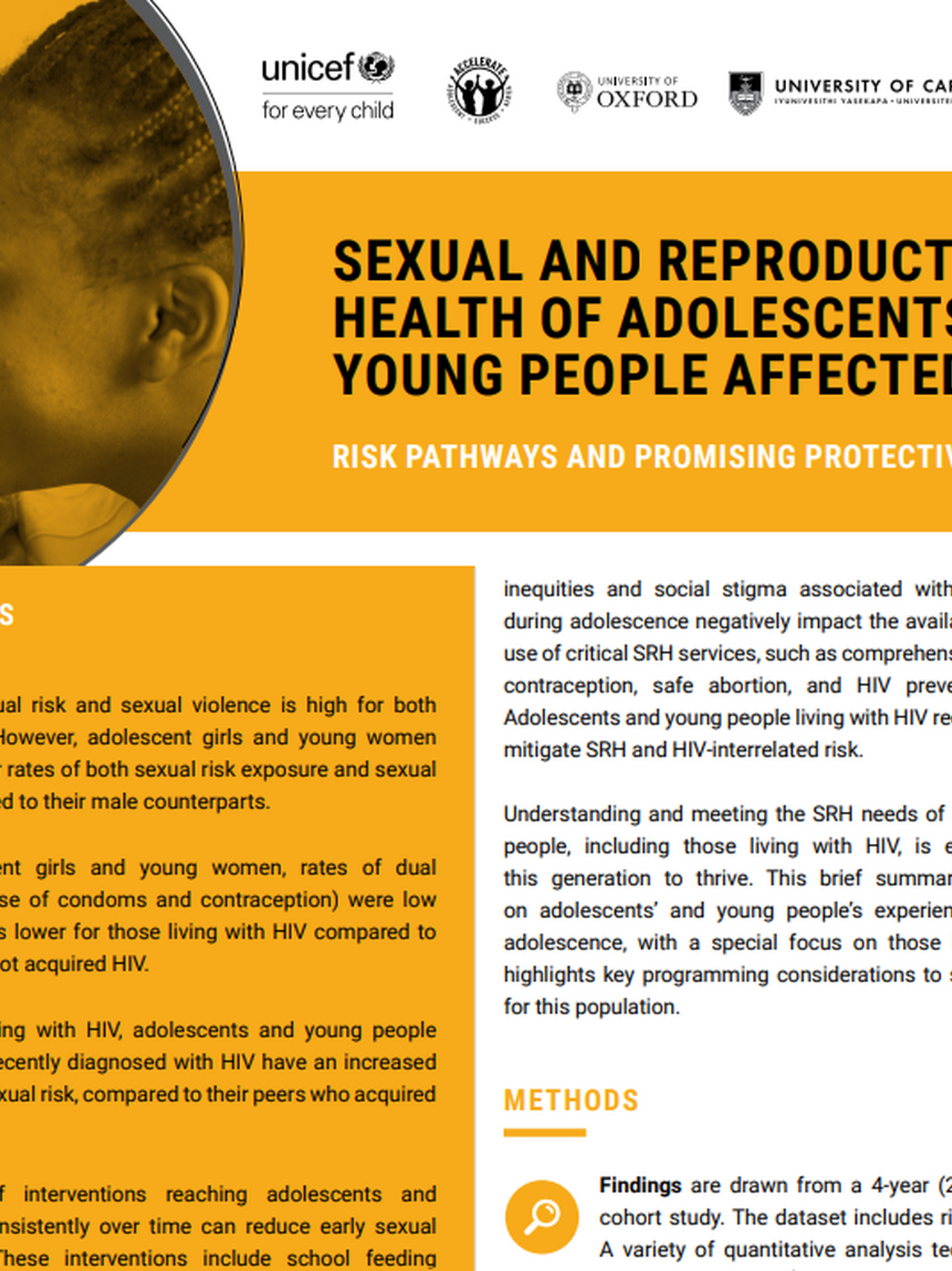 Sexual and Reproductive Health of Adolescents and Young People Affected by HIV: Risk Pathways and Promising Protective Provisions