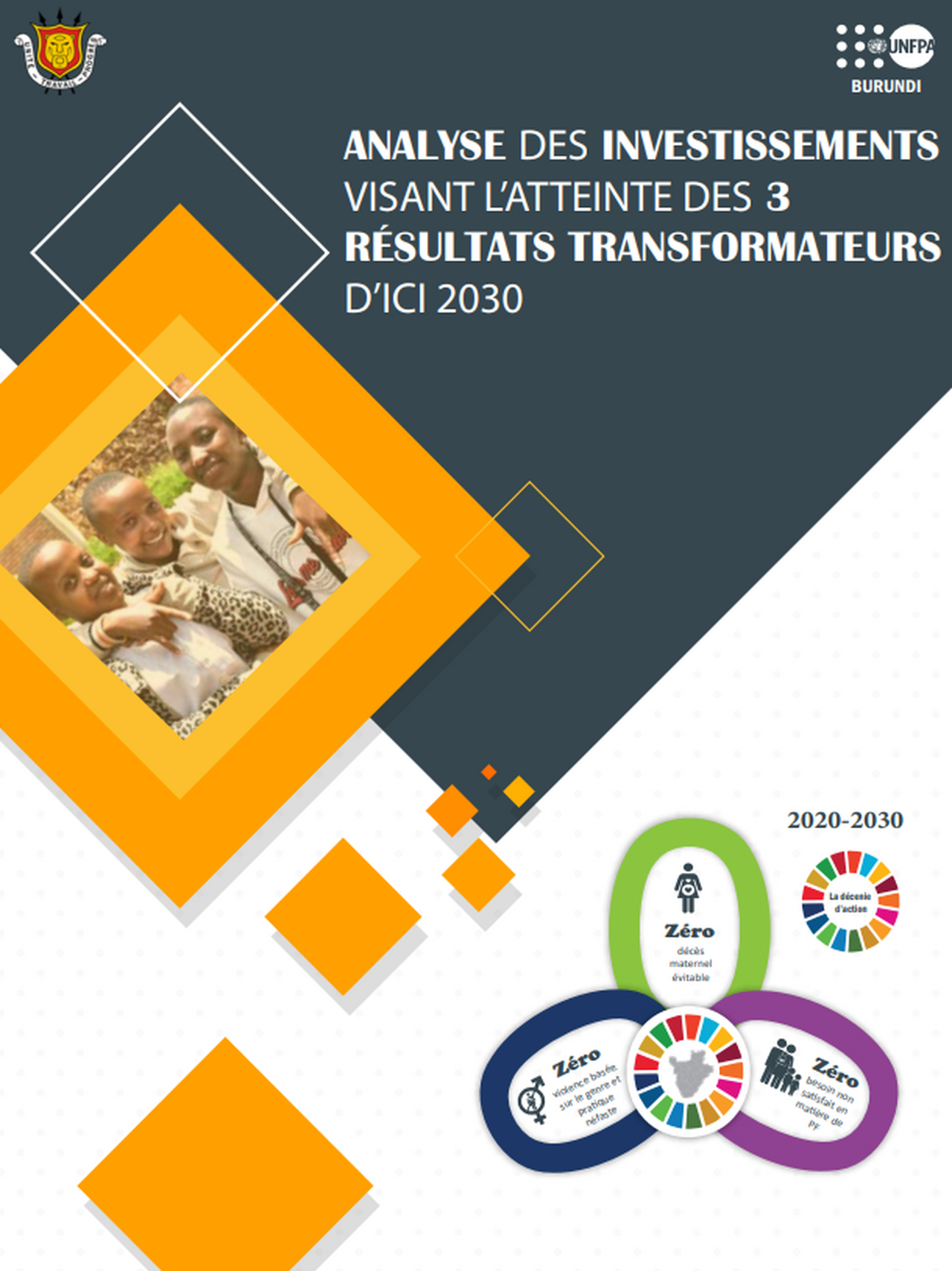 BURUNDI: ANALYSE DES INVESTISSEMENTS VISANT L’ATTEINTE DES 3 RÉSULTATS TRANSFORMATEURS D’ICI 2030